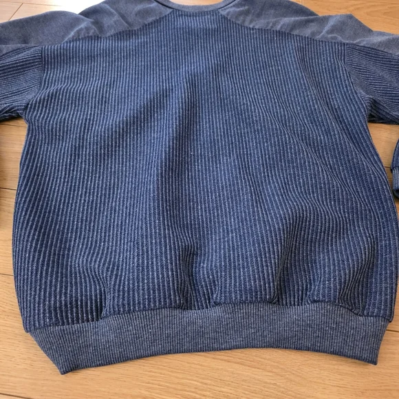 Vintage Huk-A-Poo Ribbed Knit Collared Airplane Sweater- L - Picture 11 of 12